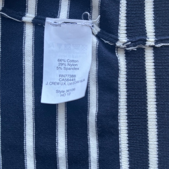 J. Crew Striped Jackie Sail Cardigan w/ Gold Anchor Buttons Nautical Top Sweater - Picture 12 of 12